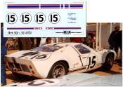 decal Ford GT 40 Ford France